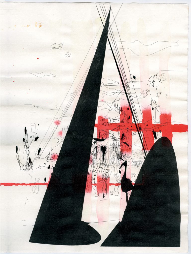 2004 DasEvolutionsfirmamentIstPermanent paper AndreasGehlen 769x1024 - Untitled / The evolution firmament is permanent